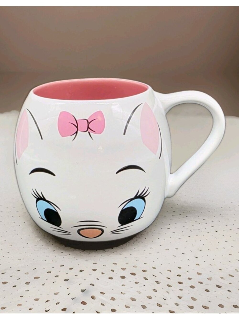 Disney Parks The Aristocats Marie Cat Kitten Large Ceramic Cup Mug NWOT
